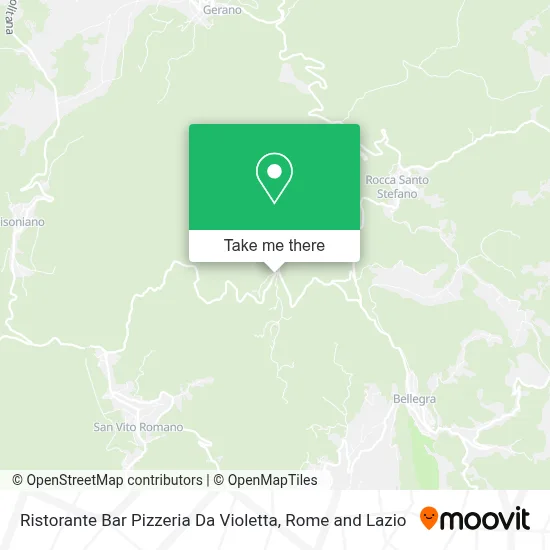 Ristorante Bar Pizzeria Da Violetta map