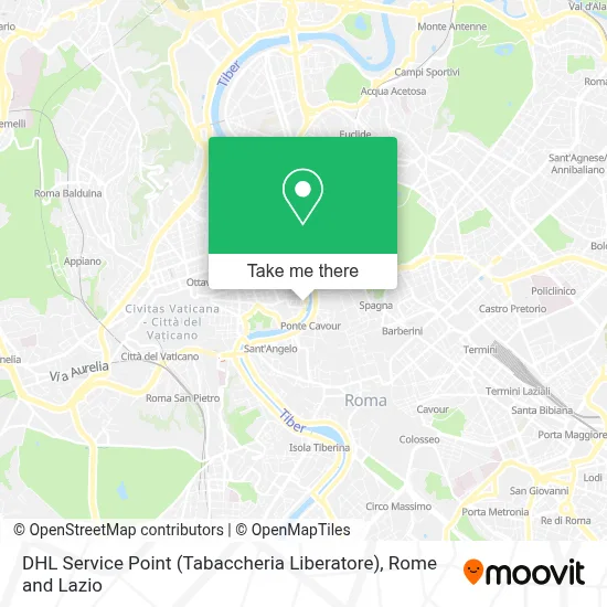 DHL Service Point (Tabaccheria Liberatore) map
