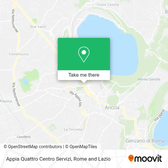 Appia Quattro Centro Servizi map