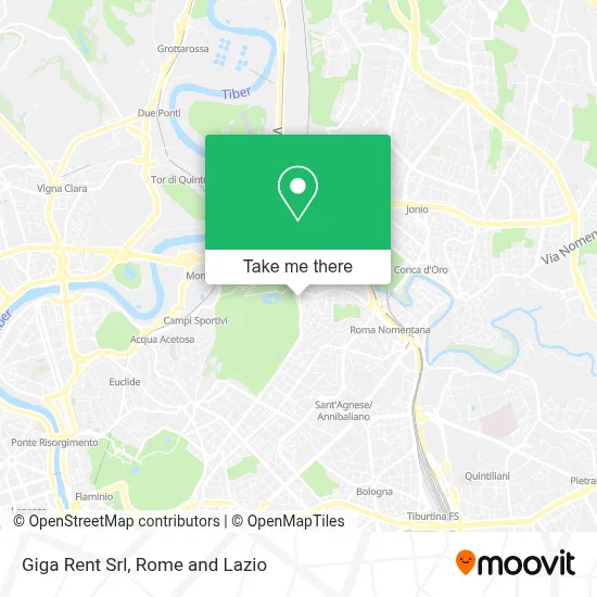 Giga Rent Srl map