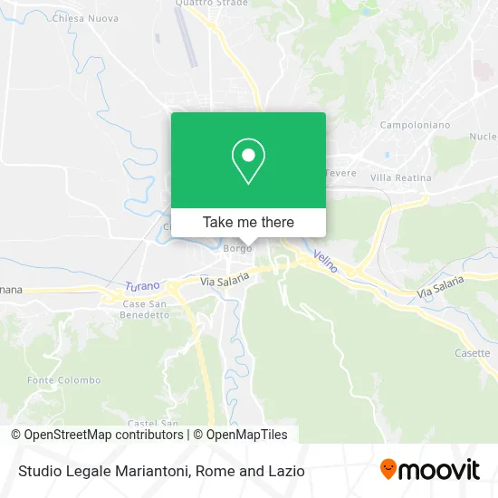 Studio Legale Mariantoni map
