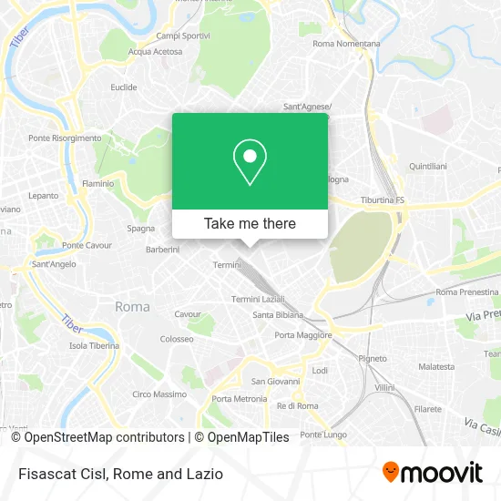 Fisascat Cisl map