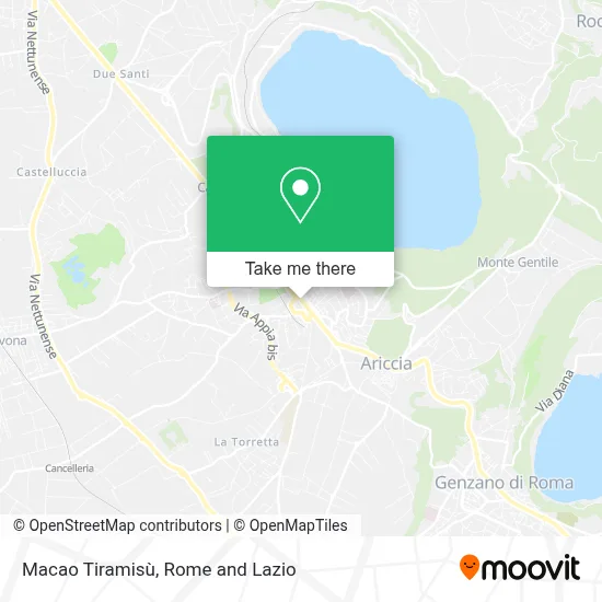 Macao Tiramisù map