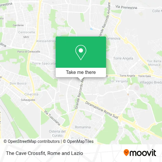 The Cave Crossfit map