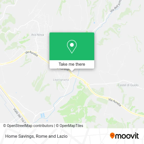 Home Savings map