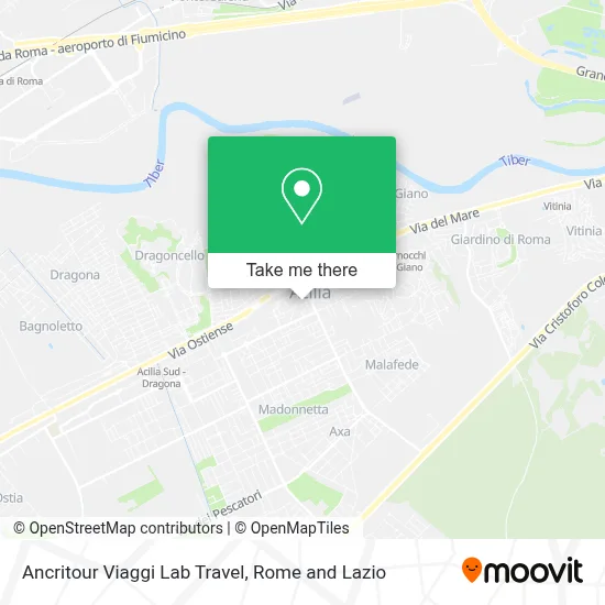 Ancritour Viaggi Lab Travel map