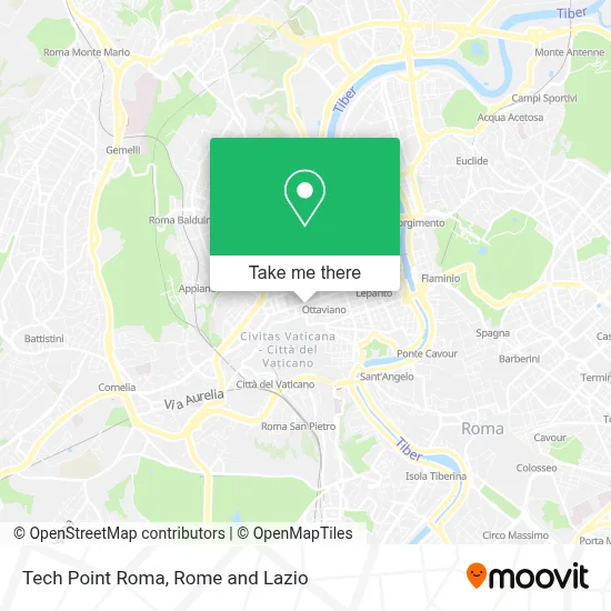 Tech Point Roma map