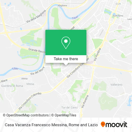 Casa Vacanza Francesco Messina map