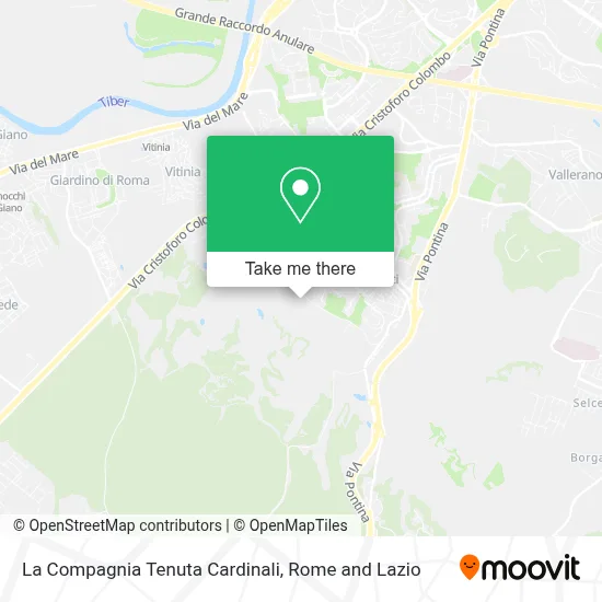 La Compagnia Tenuta Cardinali map