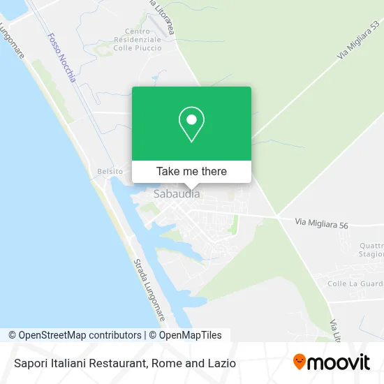 Sapori Italiani Restaurant map