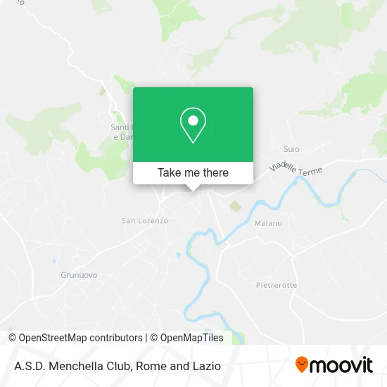 A.S.D. Menchella Club map