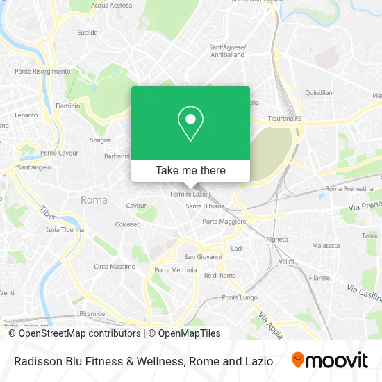 Radisson Blu Fitness & Wellness map