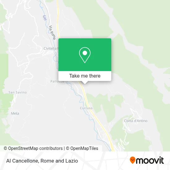 Al Cancellone map