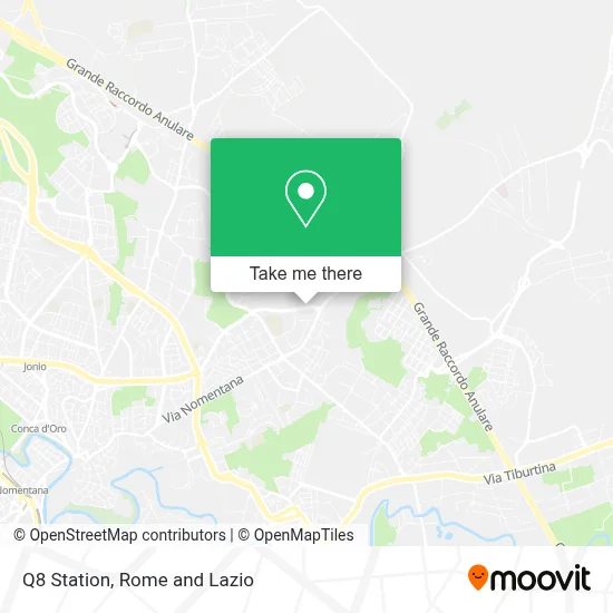 Q8 Station map