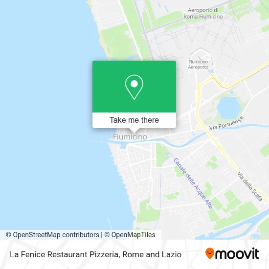 La Fenice Restaurant Pizzeria map
