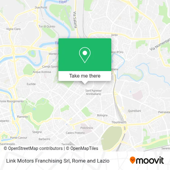 Link Motors Franchising Srl map