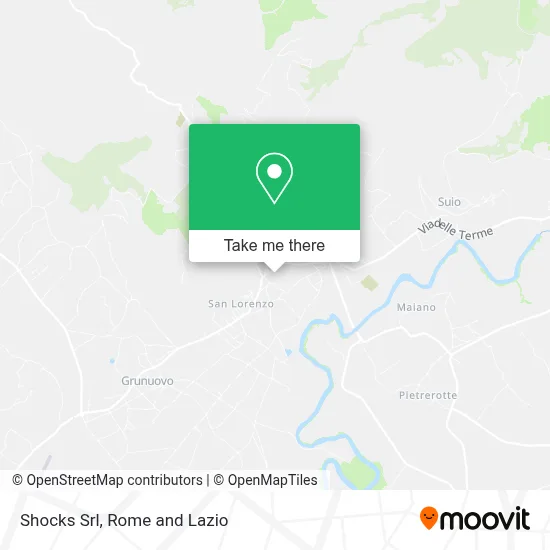 Shocks Srl map