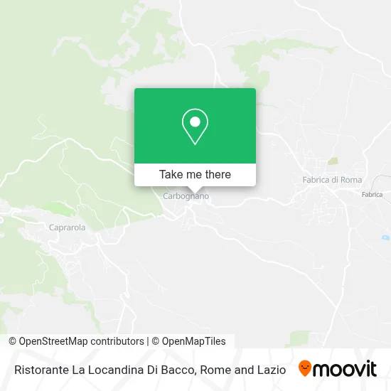 Ristorante La Locandina Di Bacco map