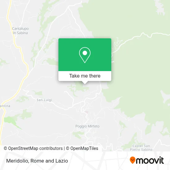 Meridolio map