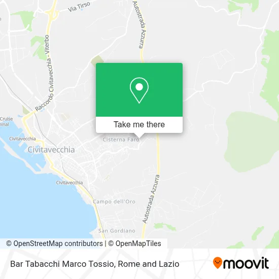 Bar Tabacchi Marco Tossio map