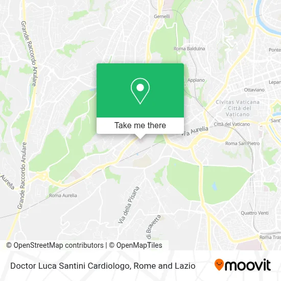 Doctor Luca Santini Cardiologo map