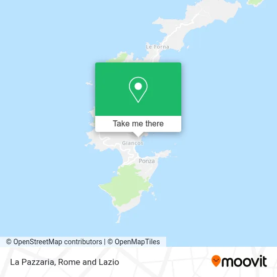 La Pazzaria map