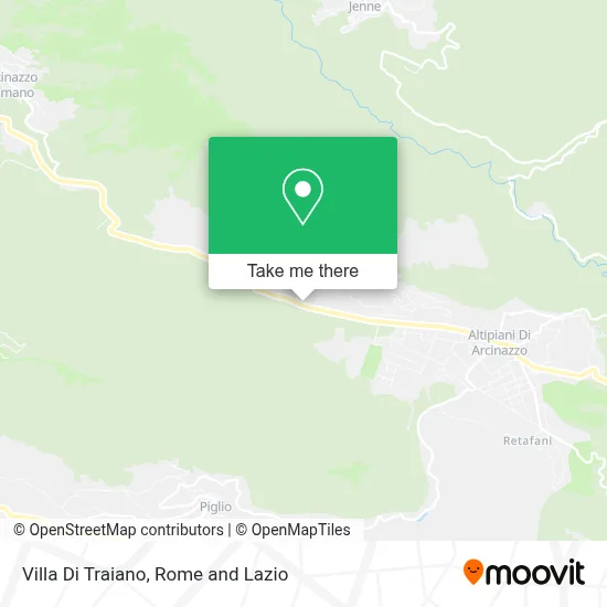 Villa Di Traiano map