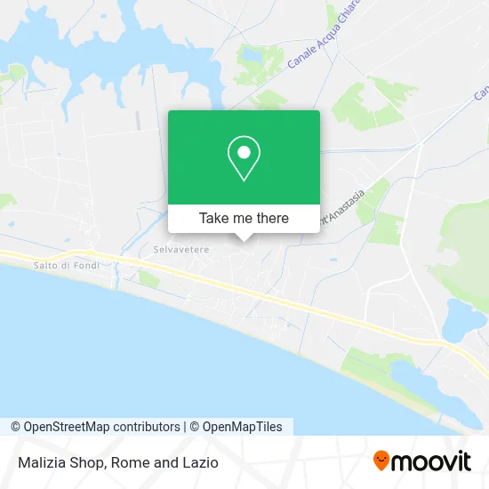 Malizia Shop map