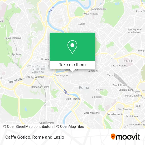 Caffe Gotico map