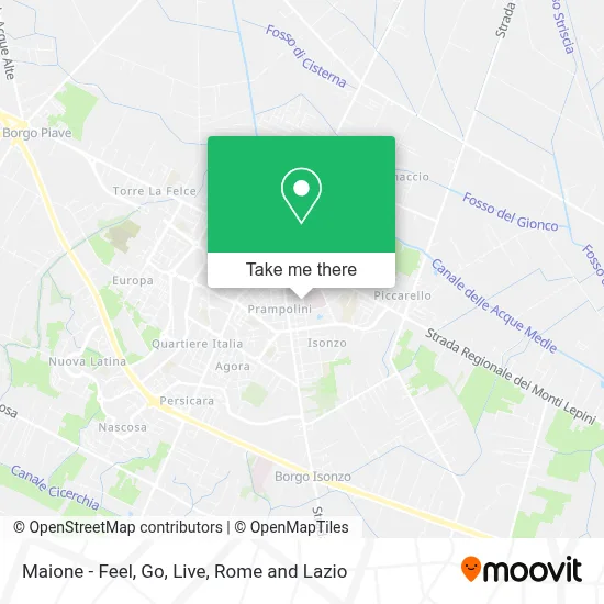 Maione - Feel, Go, Live map