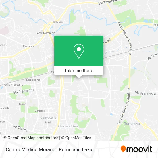 Centro Medico Morandi map