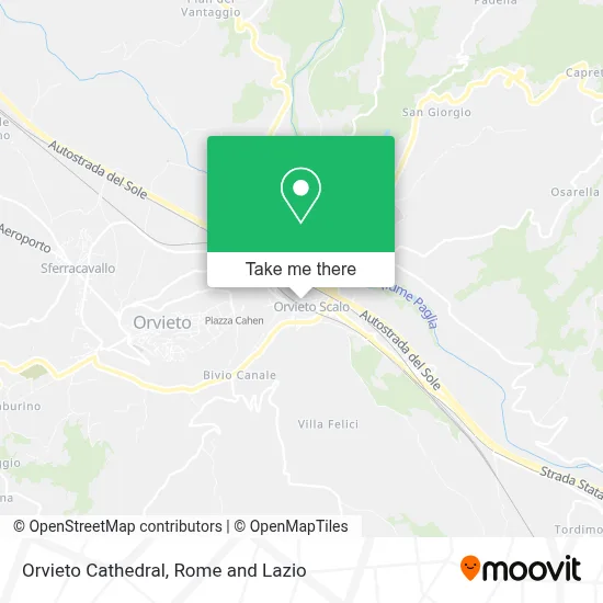 Orvieto Cathedral map