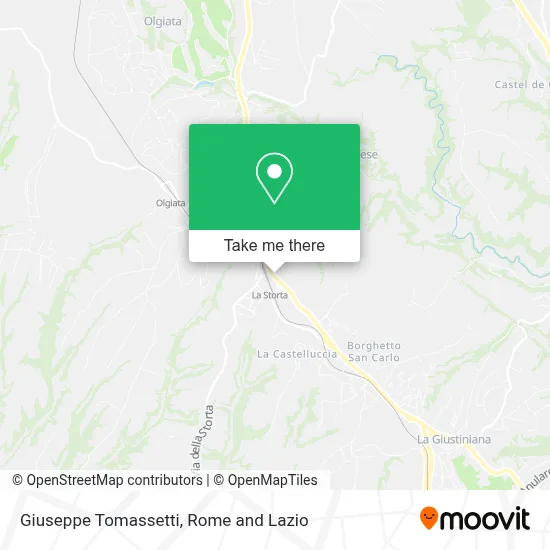 Giuseppe Tomassetti map