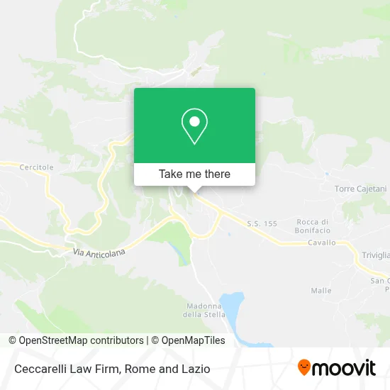 Ceccarelli Law Firm map