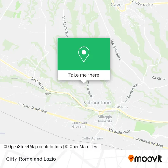 Gifty map