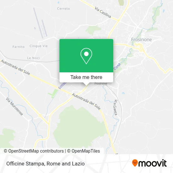 Officine Stampa map