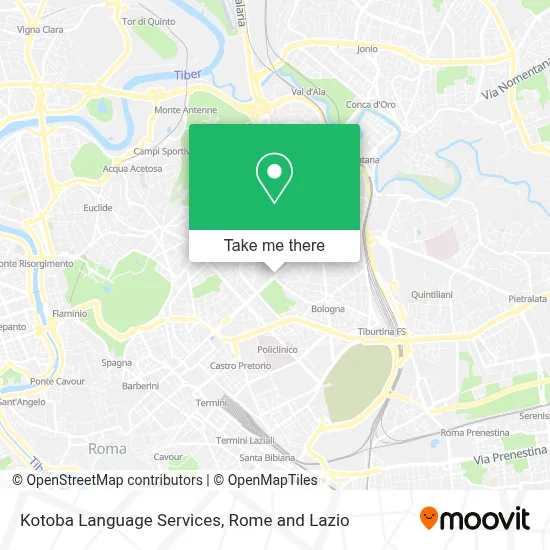 Kotoba Language Services map