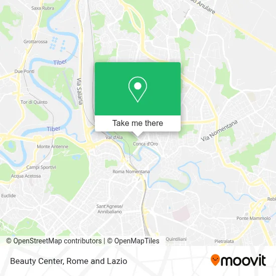 Beauty Center map