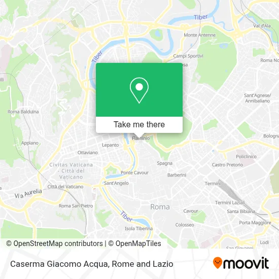 Caserma Giacomo Acqua map
