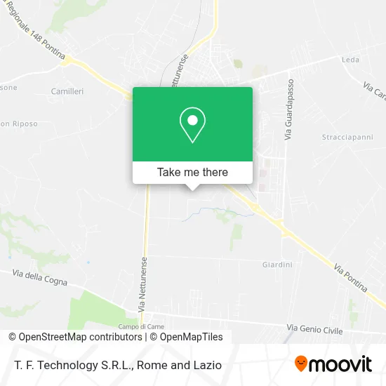 T. F. Technology S.R.L. map