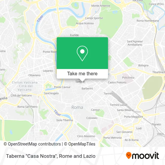 Taberna "Casa Nostra" map