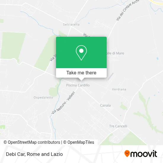 Debi Car map
