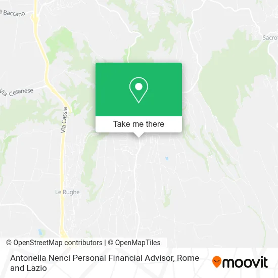 Antonella Nenci Personal Financial Advisor map