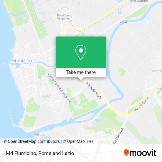 Md Fiumicino map