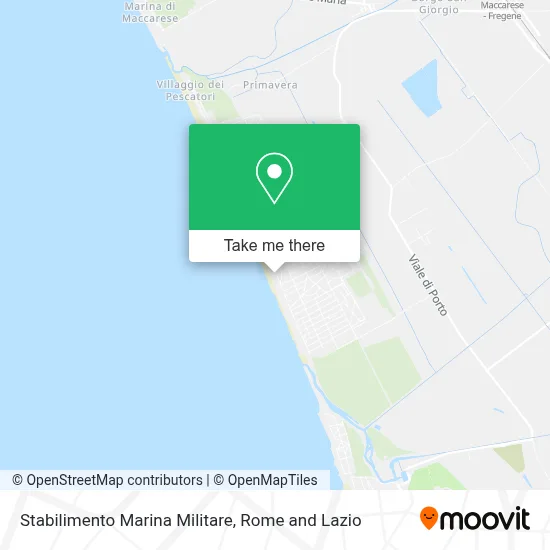 Stabilimento Marina Militare map