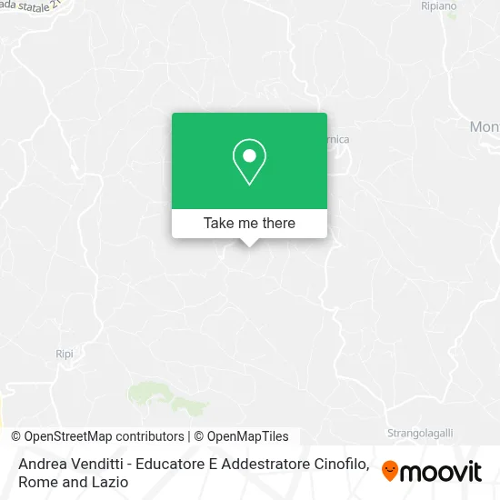 Andrea Venditti - Educatore E Addestratore Cinofilo map