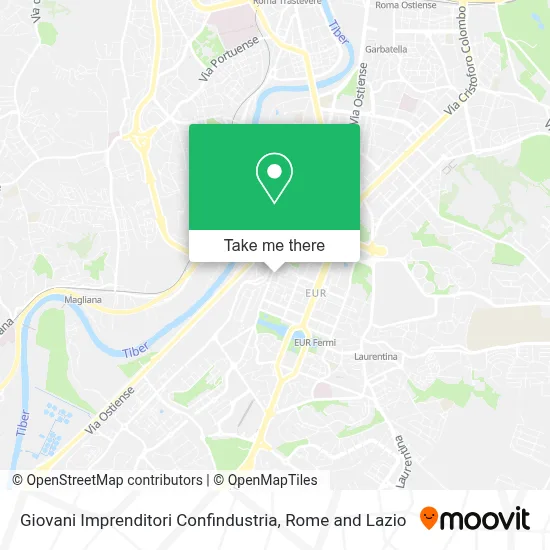 Giovani Imprenditori Confindustria map