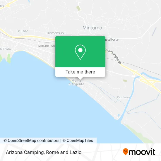 Arizona Camping map