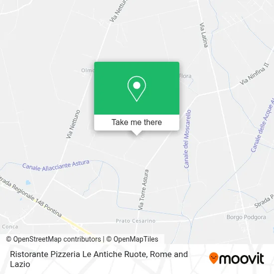 Ristorante Pizzeria Le Antiche Ruote map