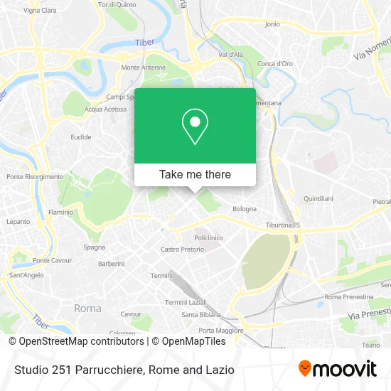 Studio 251 Parrucchiere map
